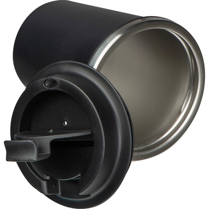 Doppelwandiger Trinkbecher Buffalo,schwarz, A-Nr.: 373003 - 02