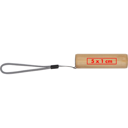 Bambus Taschenlampe Dundee,beige, A-Nr.: 373313 - 05