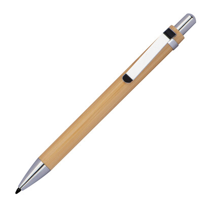 Tintenloser Bambusstift Helsingborg, beige, A-Nr.: 373913 - 01 Tintenloser Bambusstift Helsingborg, beige, A-Nr.: 373913 - 01