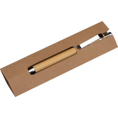 Tintenloser Bambusstift Helsingborg, beige, A-Nr.: 373913 - 02 Tintenloser Bambusstift Helsingborg, beige, A-Nr.: 373913 - 02