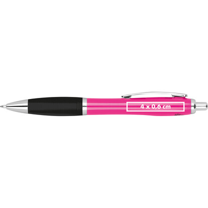 Recycelter ABS Kugelschreiber Lima,pink, A-Nr.: 374911 - 04