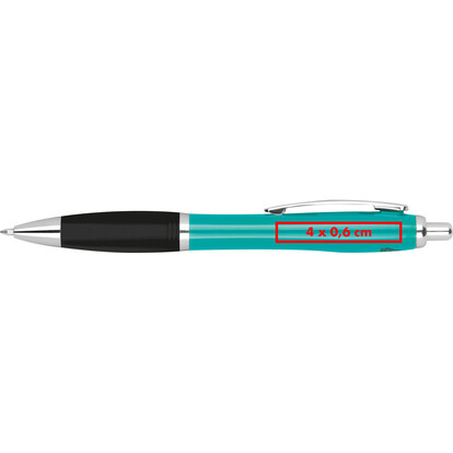 Recycelter ABS Kugelschreiber Lima,türkis, A-Nr.: 374914 - 04
