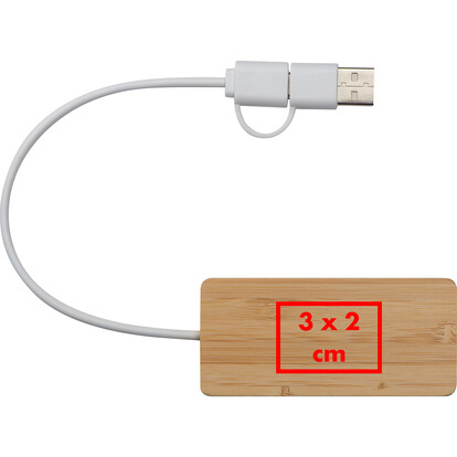 USB Hub Kuala Lumpur,beige, A-Nr.: 375413 - 04