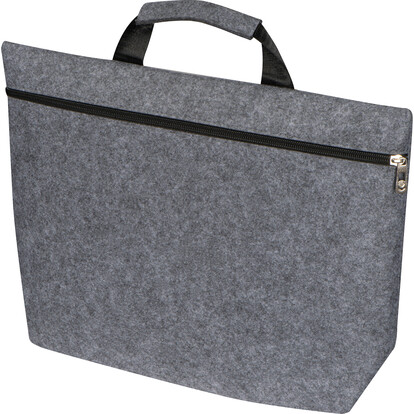 PET Filz Laptoptasche Lugano, grau, A-Nr.: 375507 - 01 PET Filz Laptoptasche Lugano, grau, A-Nr.: 375507 - 01