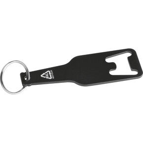 Flaschenöffner aus recyceltem Aluminim Malmö,schwarz, A-Nr.: 376403 - 01