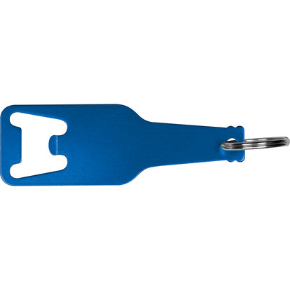 Flaschenöffner aus recyceltem Aluminium Malmö,blau, A-Nr.: 376404 - 03