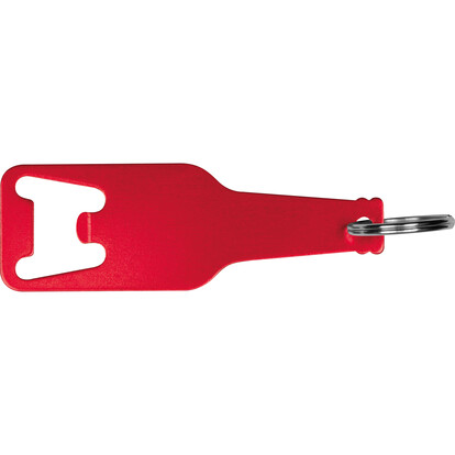 Flaschenöffner aus recyceltem Aluminium Malmö,rot, A-Nr.: 376405 - 03
