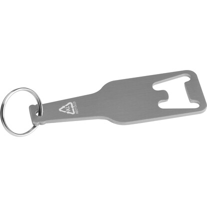 Flaschenöffner aus recyceltem Aluminim Malmö,grau, A-Nr.: 376407 - 01