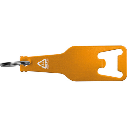 Flaschenöffner aus recyceltem Aluminim Malmö,orange, A-Nr.: 376410 - 02