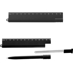 Multifunktionales Lineal Manila,schwarz, A-Nr.: 376703 - 01 Multifunktionales Lineal Manila,schwarz, A-Nr.: 376703 - 01