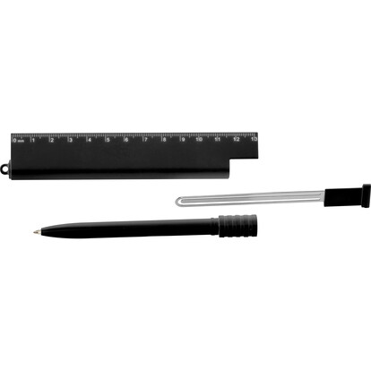 Multifunktionales Lineal Manila,schwarz, A-Nr.: 376703 - 02
