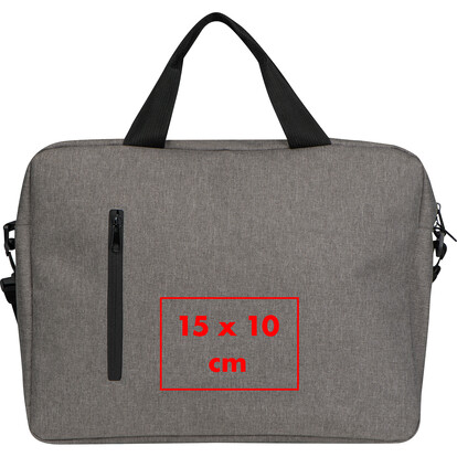 PET Laptoptasche Minsk, grau, A-Nr.: 377207 - 04