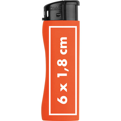Elektronikfeuerzeug Mouscron,orange, A-Nr.: 377710 - 04
