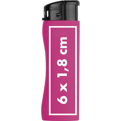 Elektronikfeuerzeug Mouscron,pink, A-Nr.: 377711 - 04
