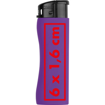 Elektronikfeuerzeug Mouscron,violett, A-Nr.: 377712 - 04