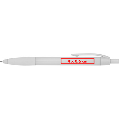 Kugelschreiber Newport,weiss, A-Nr.: 378106 - 04