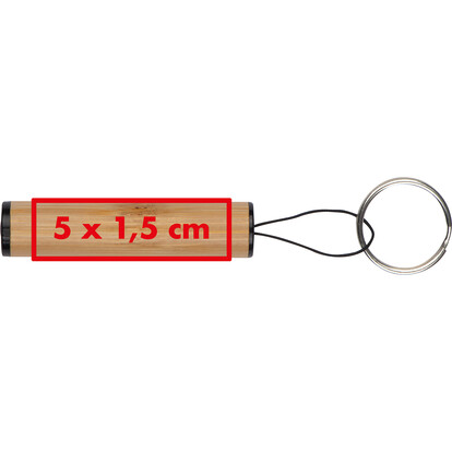 Bambus Taschenlampe Mallorca,beige, A-Nr.: 378513 - 04
