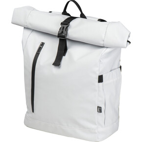 RPET Rucksack Oklahoma City,weiss, A-Nr.: 379006 - 01 RPET Rucksack Oklahoma City,weiss, A-Nr.: 379006 - 01