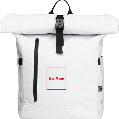 RPET Rucksack Oklahoma City,weiss, A-Nr.: 379006 - 04