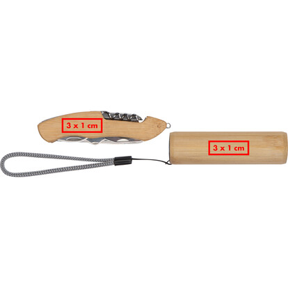 Set Taschenlampe/-messer Oldham,beige, A-Nr.: 379513 - 04