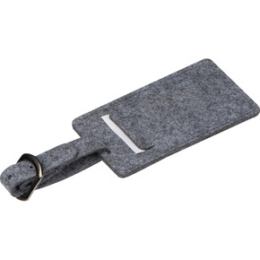 Filz Kofferanhänger Portland,grau, A-Nr.: 379907 - 01 Filz Kofferanhänger Portland,grau, A-Nr.: 379907 - 01