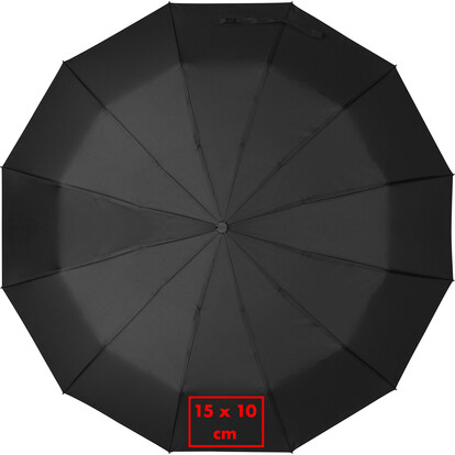 Taschen Sturmschirm Omaha,schwarz, A-Nr.: 381903 - 04