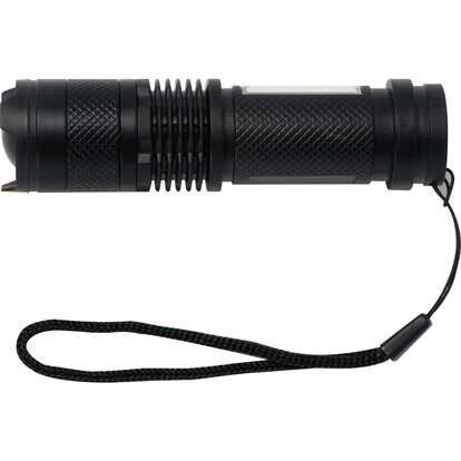 Wiederaufladbare Taschenlampe Aarhus,schwarz, A-Nr.: 385203 - 03