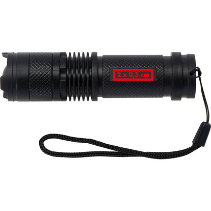 Wiederaufladbare Taschenlampe Aarhus,schwarz, A-Nr.: 385203 - 04