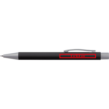 Metalldruckbleistift Ancona, schwarz, A-Nr.: 386903 - 04