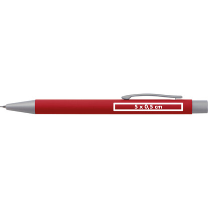 Metalldruckbleistift Ancona, rot, A-Nr.: 386905 - 04