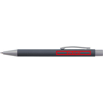 Metalldruckbleistift Ancona, anthrazit, A-Nr.: 386977 - 04