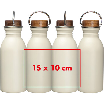 MoLu Trinkflasche Ibiza,weiss, A-Nr.: 398006 - 05