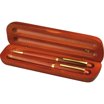 Holz Schreibset Oxford,braun, A-Nr.: 401501 - 02
