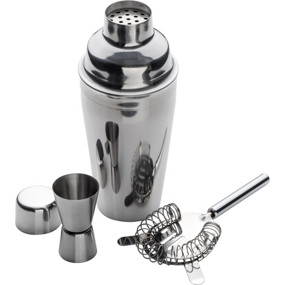 Metall Cocktailset, 3-tlg. Messina,grau, A-Nr.: 402107 - 02