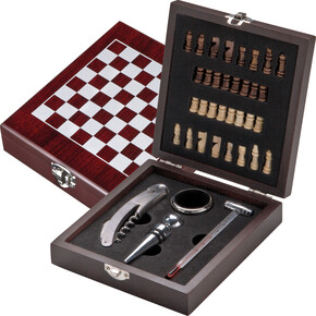 Schach Weinset San Gimignano,braun, A-Nr.: 403701 - 01 Schach Weinset San Gimignano,braun, A-Nr.: 403701 - 01