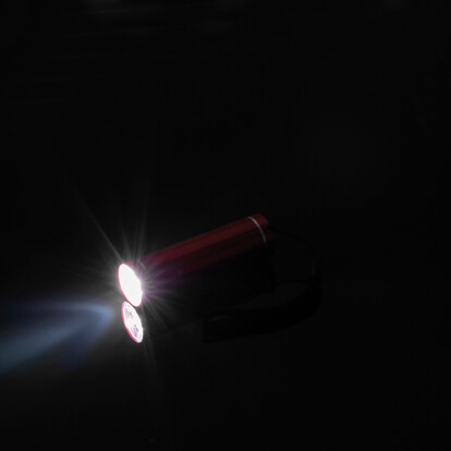 Taschenlampe Utrecht, rot, A-Nr.: 410405 - 02