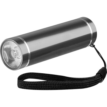 Recycelte Taschenlampe Utrecht,anthrazit, A-Nr.: 410477 - 01