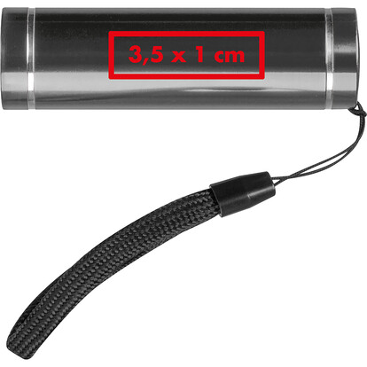 Recycelte Taschenlampe Utrecht,anthrazit, A-Nr.: 410477 - 04