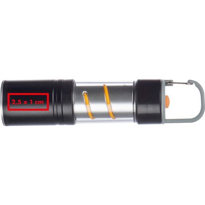 Wiederaufladbare Taschenlampe Tulsa,schwarz, A-Nr.: 411503 - 04