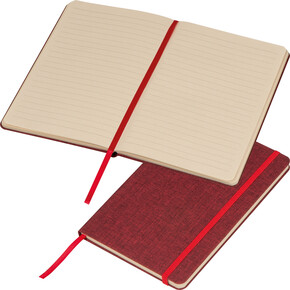 A5 Notizbuch Algiers,rot, A-Nr.: 422805 - 01 A5 Notizbuch Algiers,rot, A-Nr.: 422805 - 01