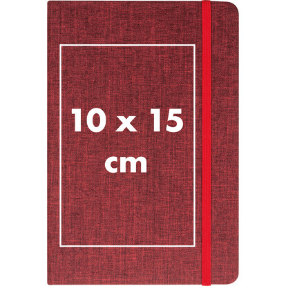 A5 Notizbuch Algiers,rot, A-Nr.: 422805 - 04