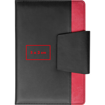 A5 Notizbuch Asunción,rot, A-Nr.: 422905 - 04