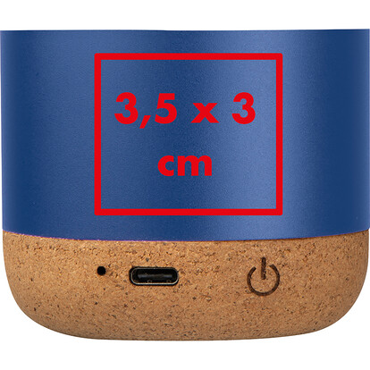 Recycelter Lautsprecher Brest,blau, A-Nr.: 424204 - 04