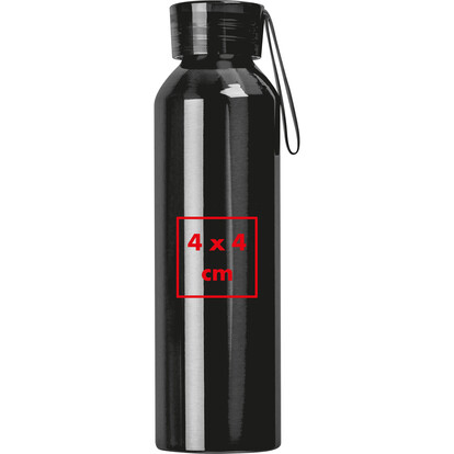 Recycelte Aluminiumflasche Cork,schwarz, A-Nr.: 424703 - 04