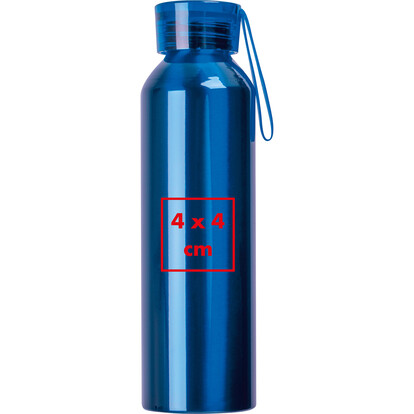 Recycelte Aluminiumflasche Cork,blau, A-Nr.: 424704 - 04