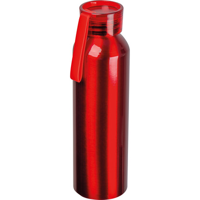 Recycelte Aluminiumflasche Cork,rot, A-Nr.: 424705 - 01