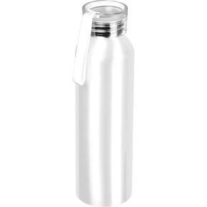 Aluminiumflasche Cork, weiss, A-Nr.: 424706 - 01
