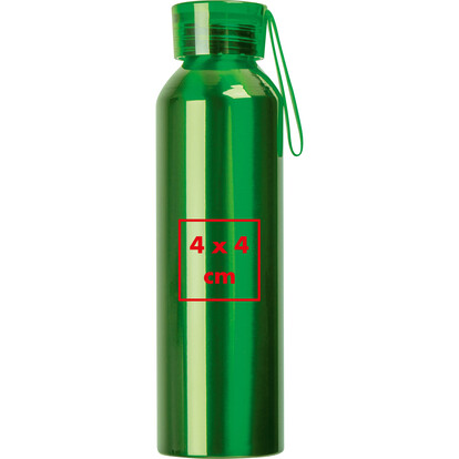 Recycelte Aluminiumflasche Cork,grün, A-Nr.: 424709 - 04
