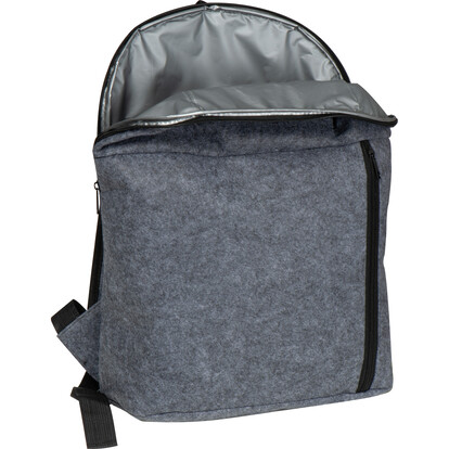 RPET Kühl-Rucksack Davos,anthrazit, A-Nr.: 425377 - 02