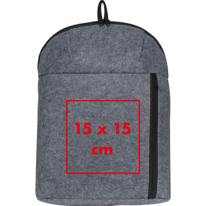 RPET Kühl-Rucksack Davos,anthrazit, A-Nr.: 425377 - 04